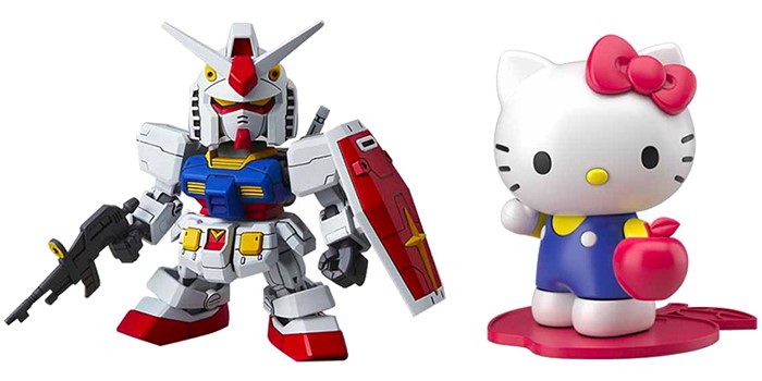 gundam y hello kitty juntos ahora la combinacion perfecta